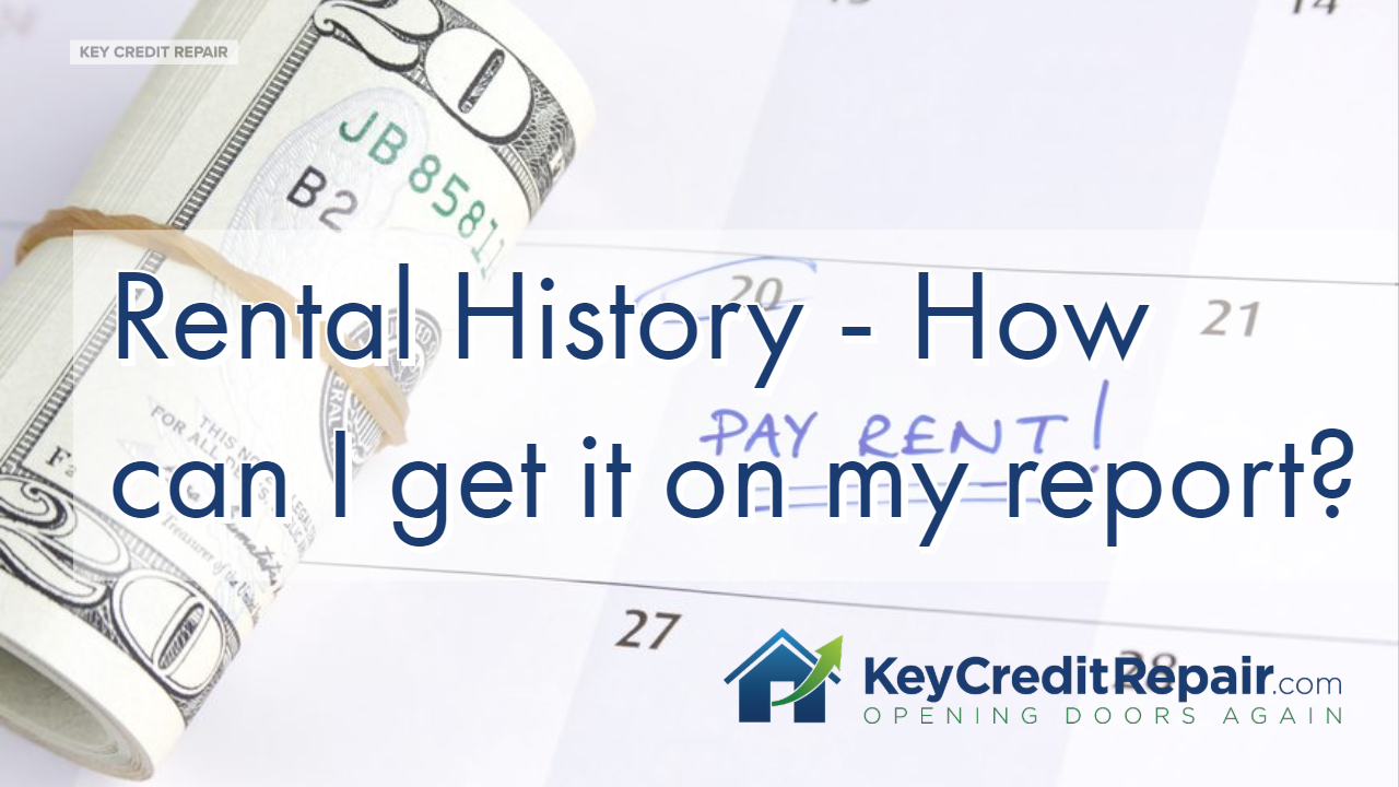 Rental History - How can I get it on my report?